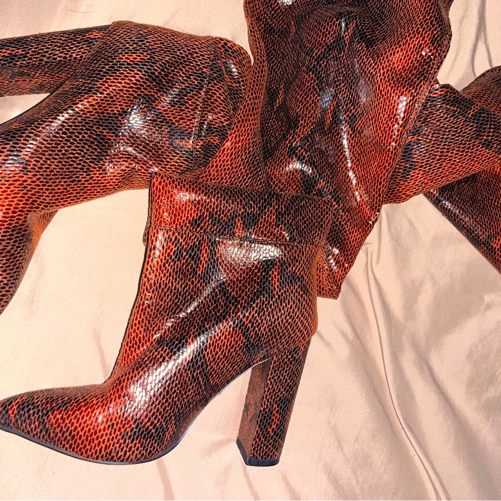 SNAKESKIN BOOTS